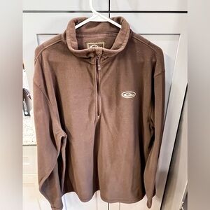 Drake Brown Half-Zip Men's Sweater